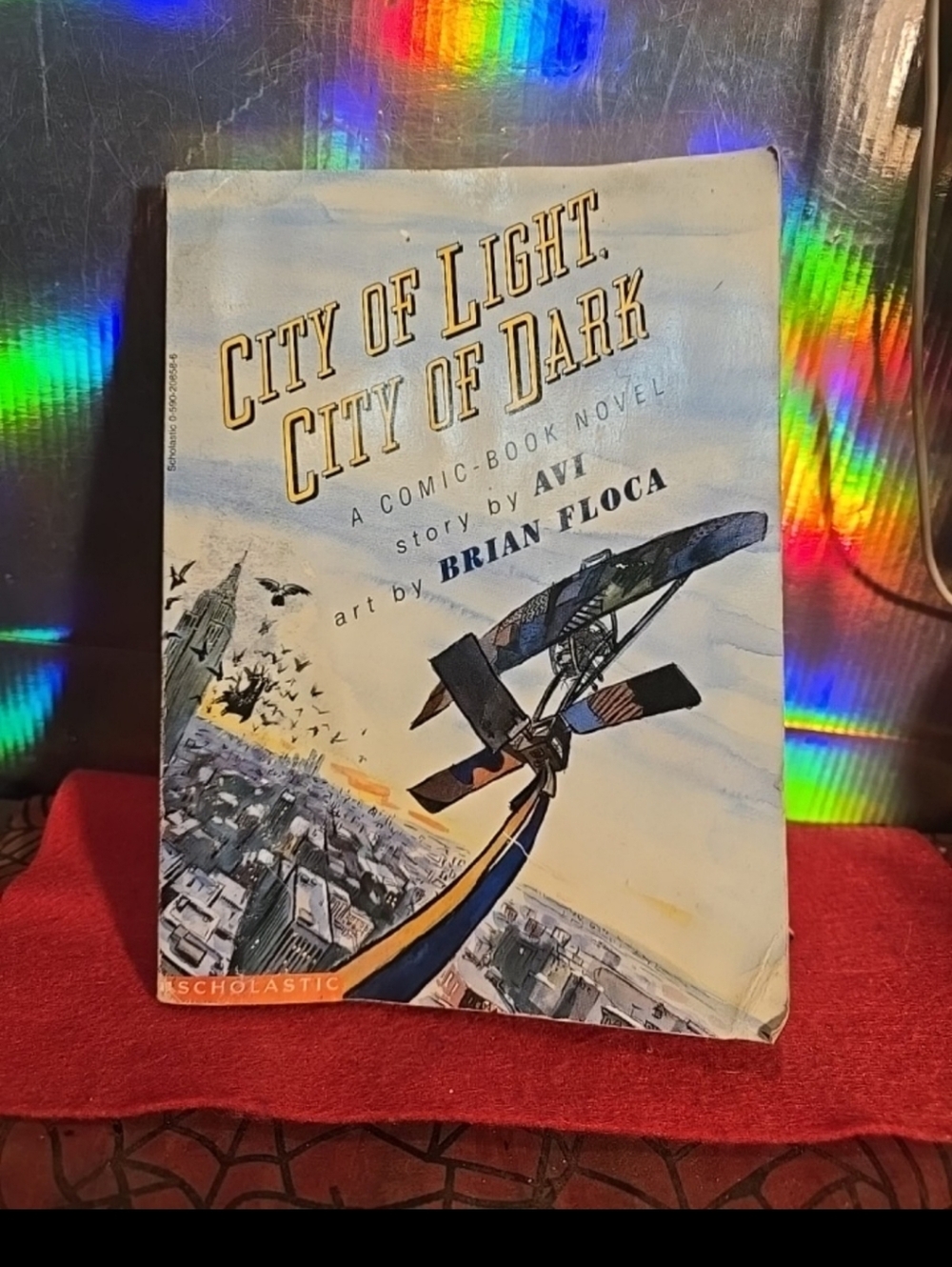 050226 City of Light, City of Dark by Avi  & Brian Floca 1993 SC. Has past owner
